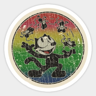 FELIX RHE CAT 80S - RETRO STYLE Sticker